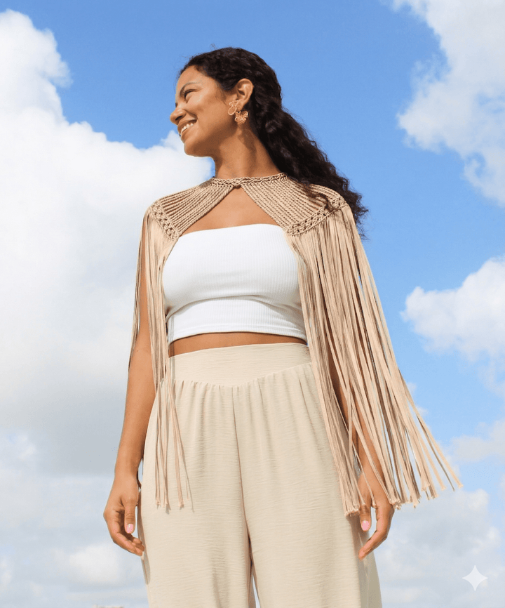 Munai Leia Macrame Top - Meadow CollectiveTop