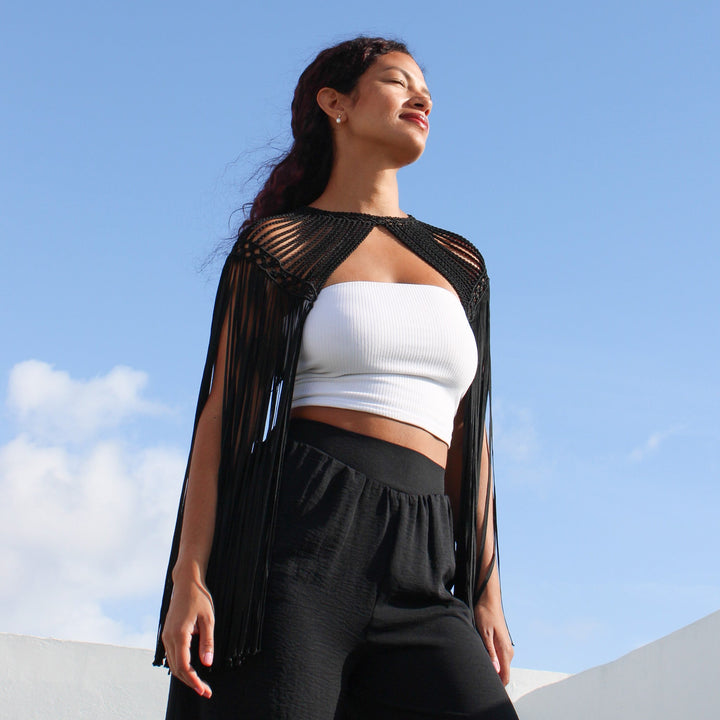 Munai Leia Macrame Top - Meadow CollectiveTop
