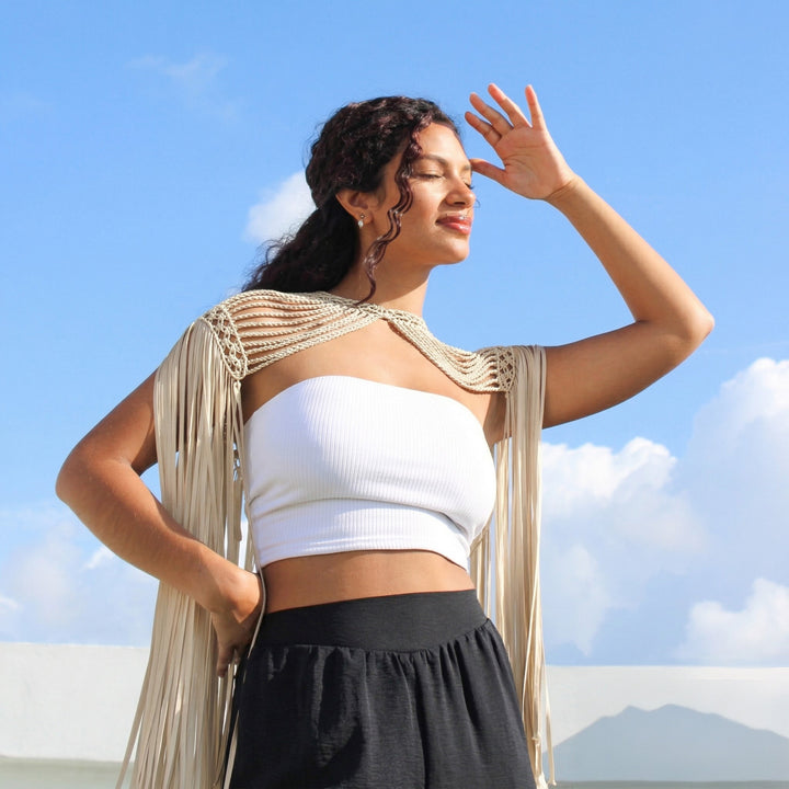 Munai Leia Macrame Top - Meadow CollectiveTop
