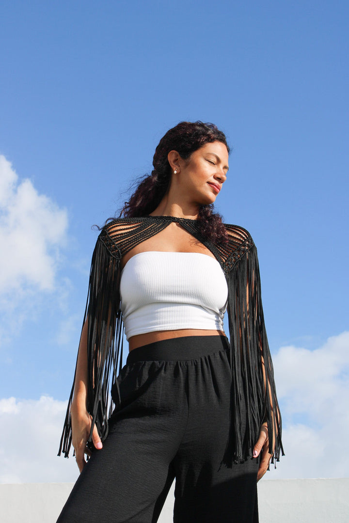 Munai Leia Macrame Top - Meadow CollectiveTop