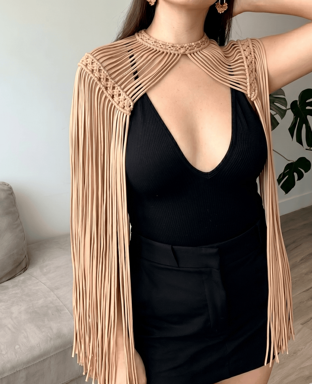 Munai Leia Macrame Top - Meadow CollectiveTop