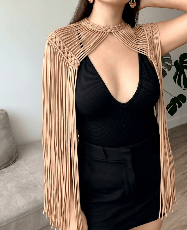 Munai Leia Macrame Top - Meadow CollectiveTop