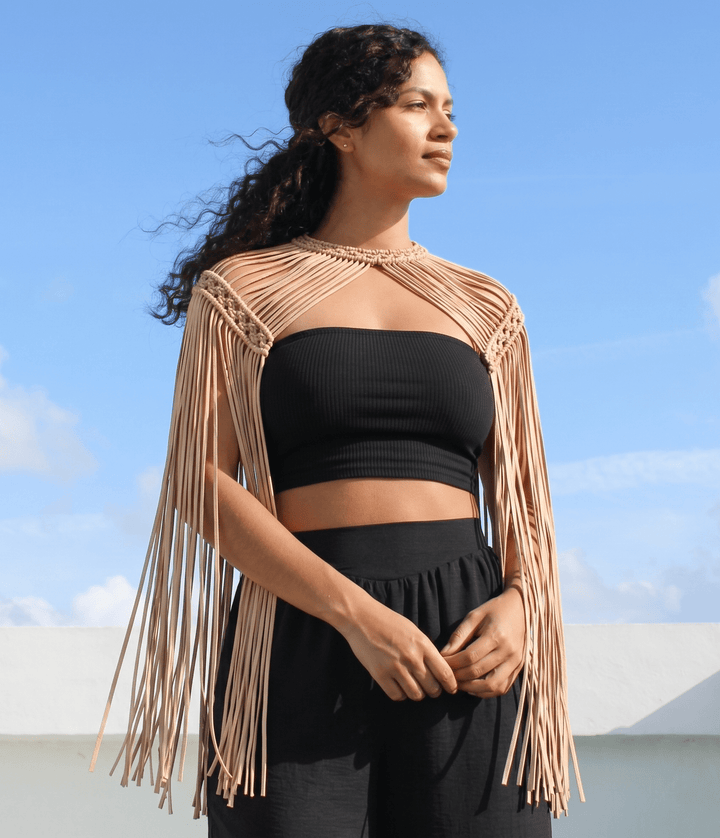 Munai Leia Macrame Top - Meadow CollectiveTop