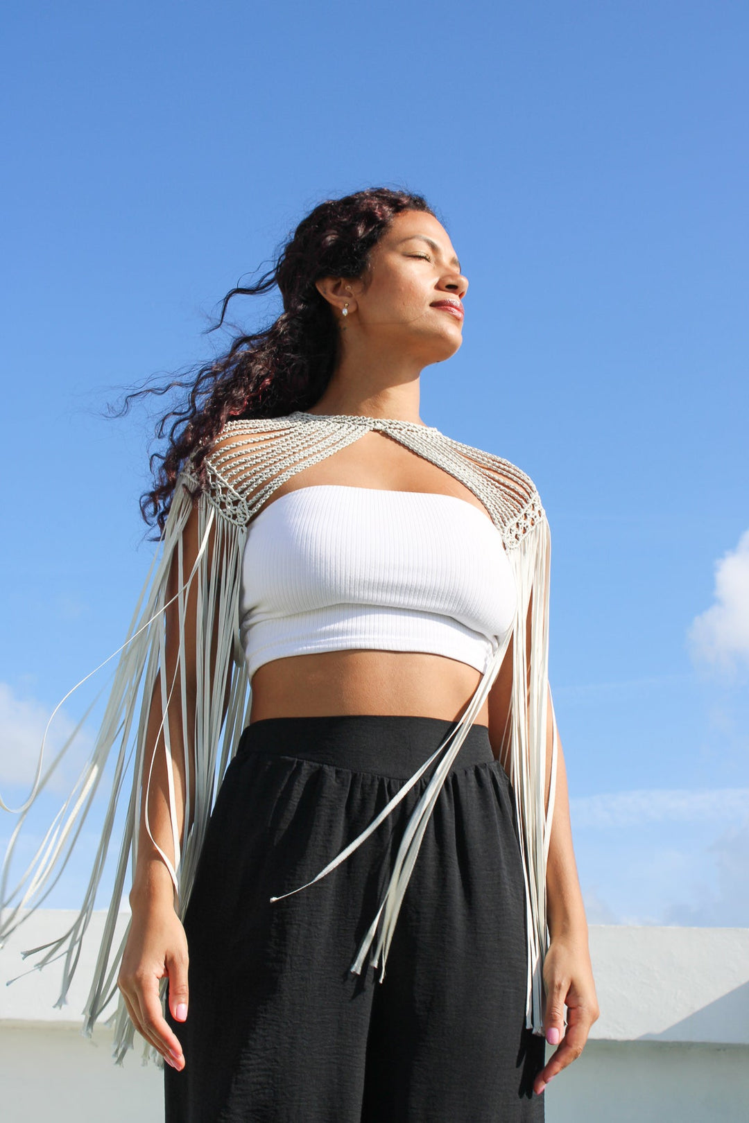 Munai Leia Macrame Top - Meadow CollectiveTop
