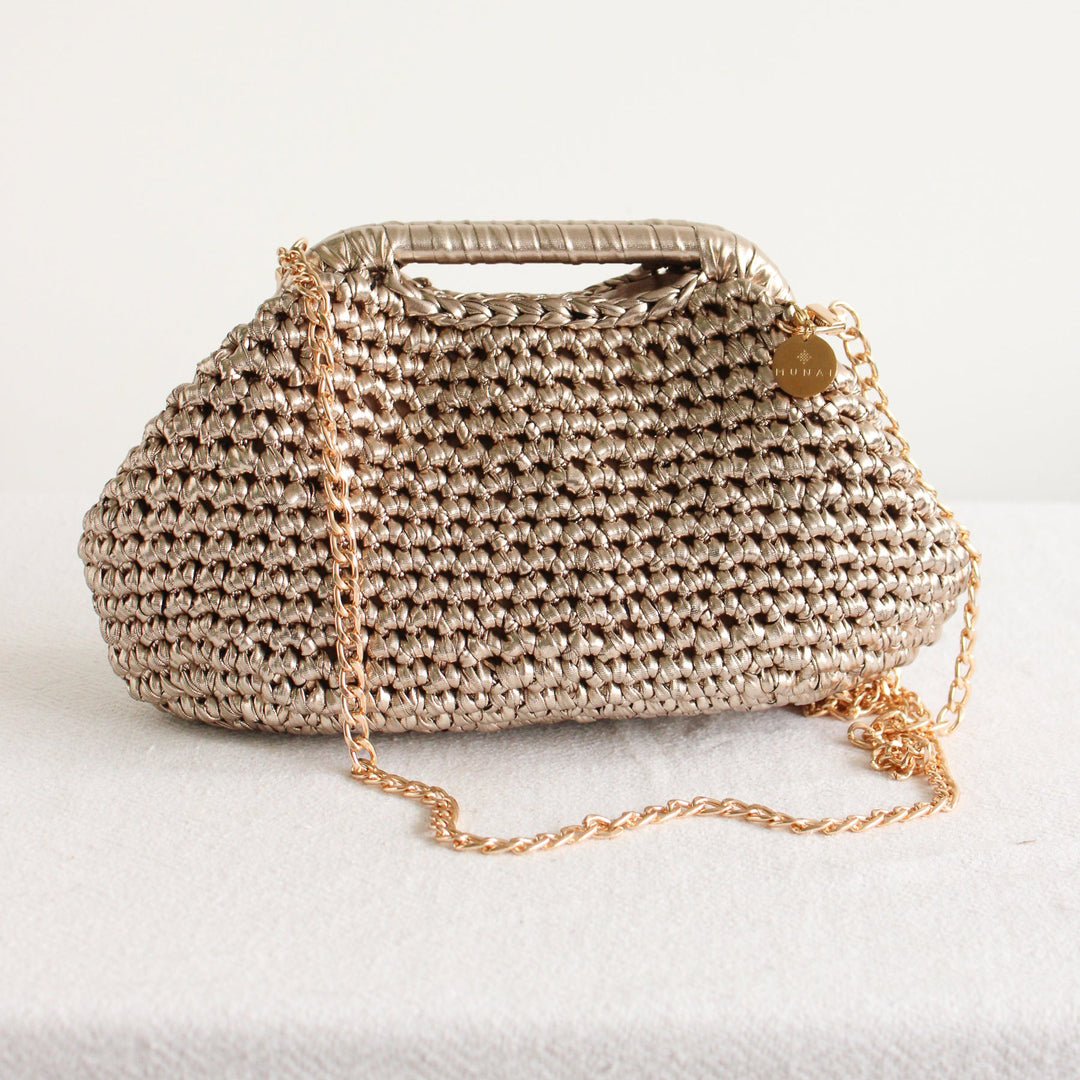 Munai Metallic Clutch Crochet Bags - Meadow Collectiveclutch