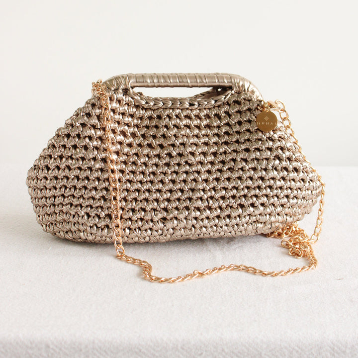 Munai Metallic Clutch Crochet Bags - Meadow Collectiveclutch