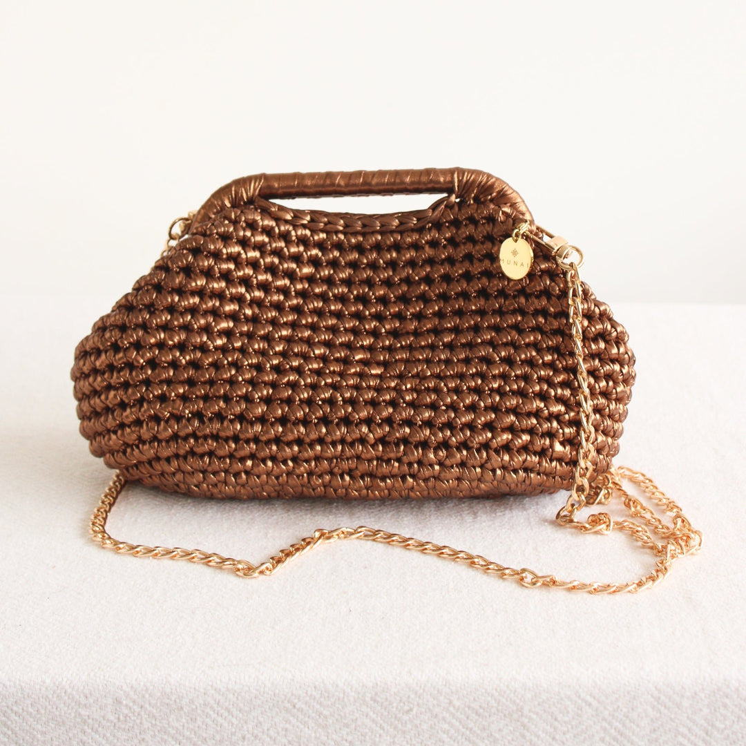 Munai Metallic Clutch Crochet Bags - Meadow Collectiveclutch