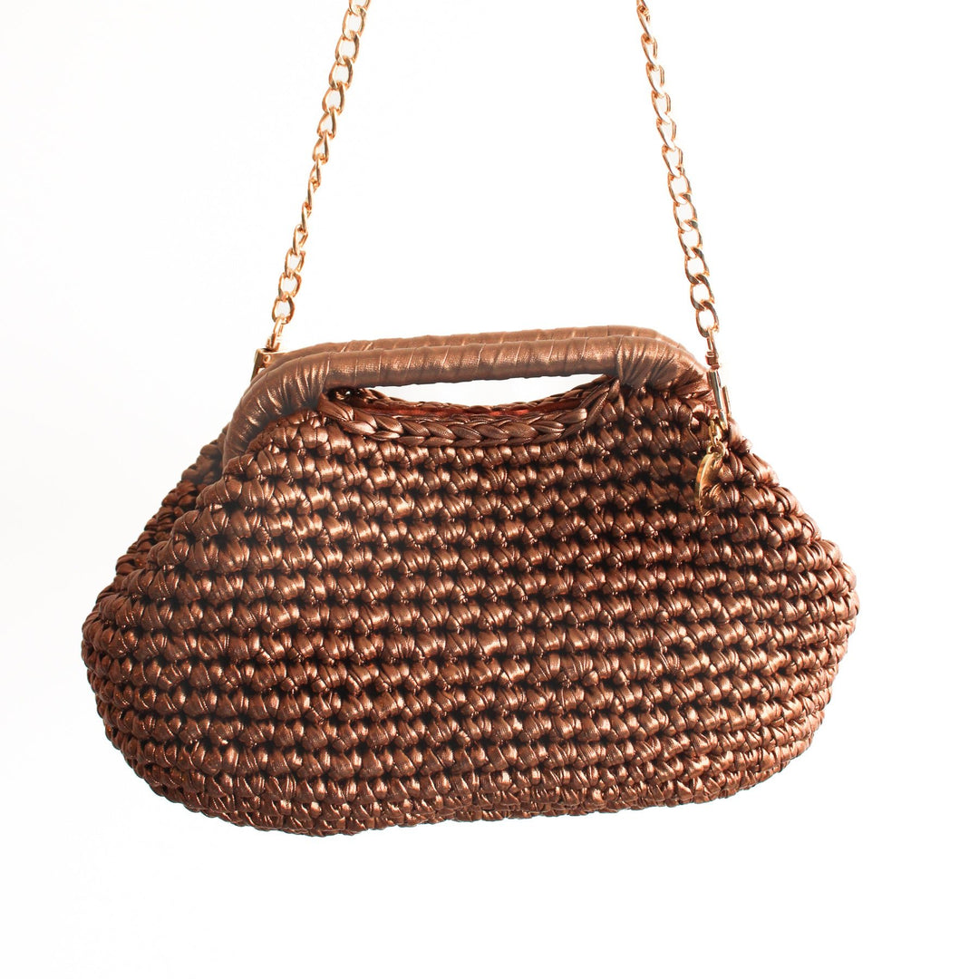 Munai Metallic Clutch Crochet Bags - Meadow Collectiveclutch