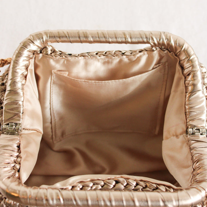 Munai Metallic Clutch Crochet Bags - Meadow Collectiveclutch