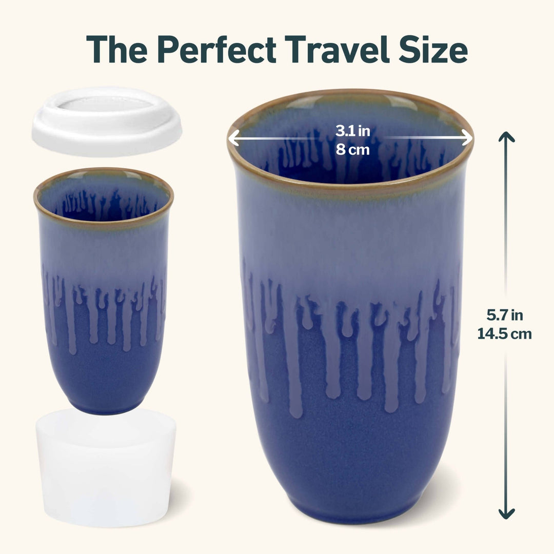 Neptune Ceramic Travel Mug – 16oz with Lid & Sleeve - Meadow Collectivetravel mug