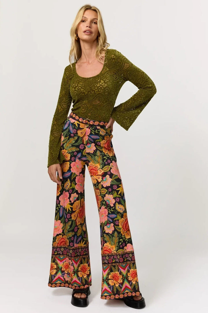 Nine Lives Bazaar Gia Pants - Carnivale - Meadow CollectivePants