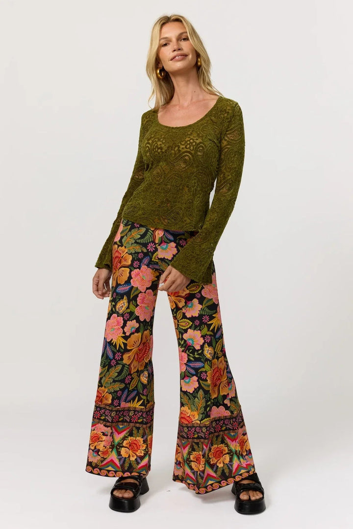 Nine Lives Bazaar Gia Pants - Carnivale - Meadow CollectivePants