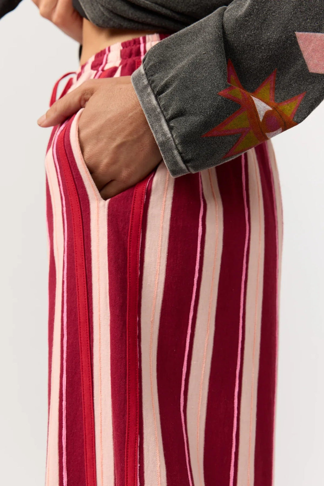 Nine Lives Bazaar Rune Pants- Berry Bang - Meadow CollectivePants