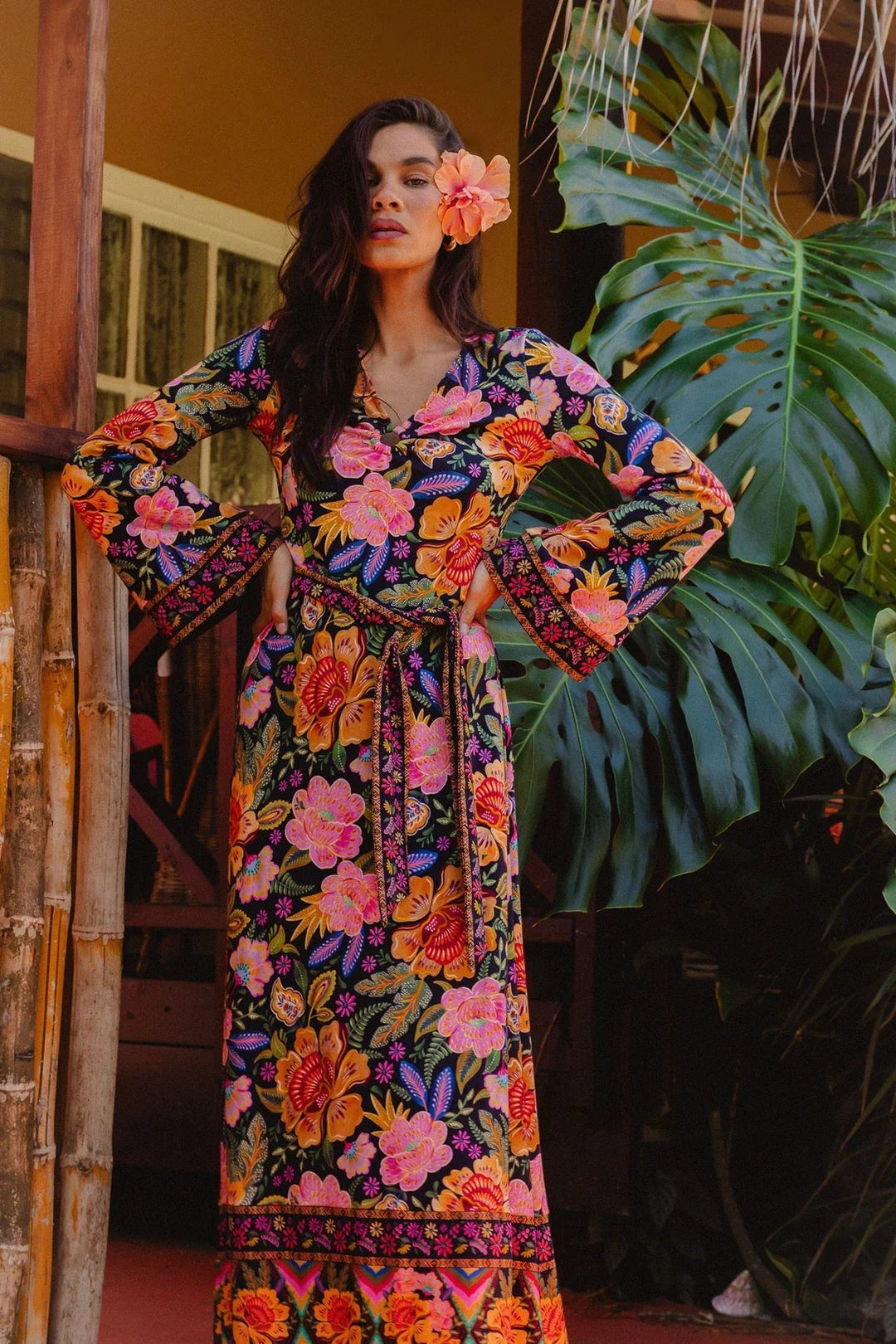 Nine Lives Bazaar Vero Maxi Dress - Carnivale - Meadow CollectiveMaxi Dress