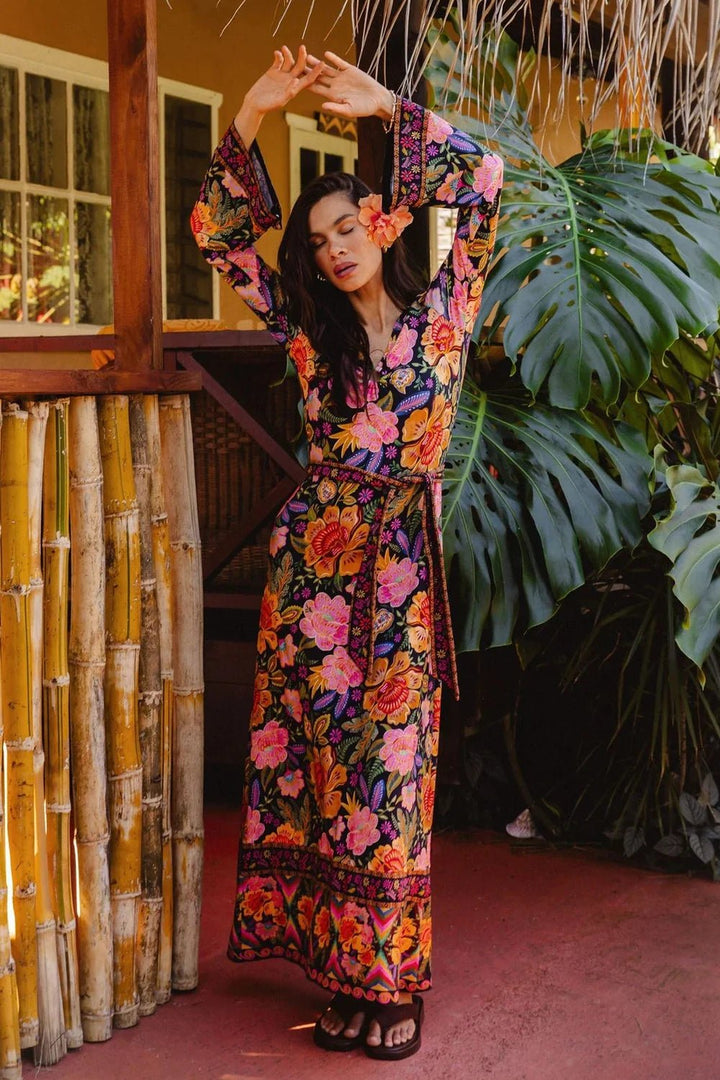 Nine Lives Bazaar Vero Maxi Dress - Carnivale - Meadow CollectiveMaxi Dress