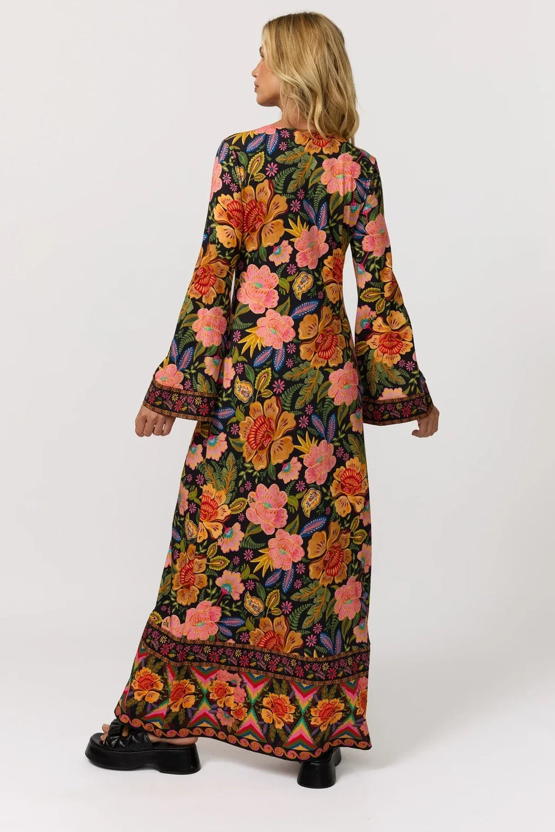 Nine Lives Bazaar Vero Maxi Dress - Carnivale - Meadow CollectiveMaxi Dress