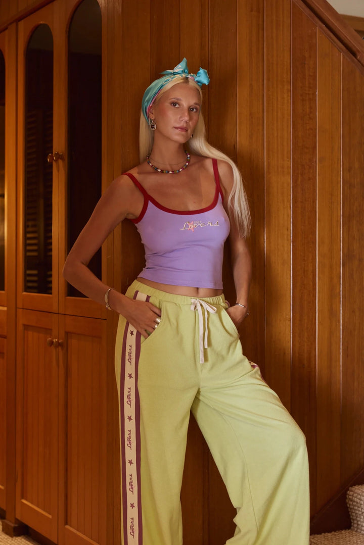 Only Lover Left Surf League Singlet - Meadow Collectivetank top