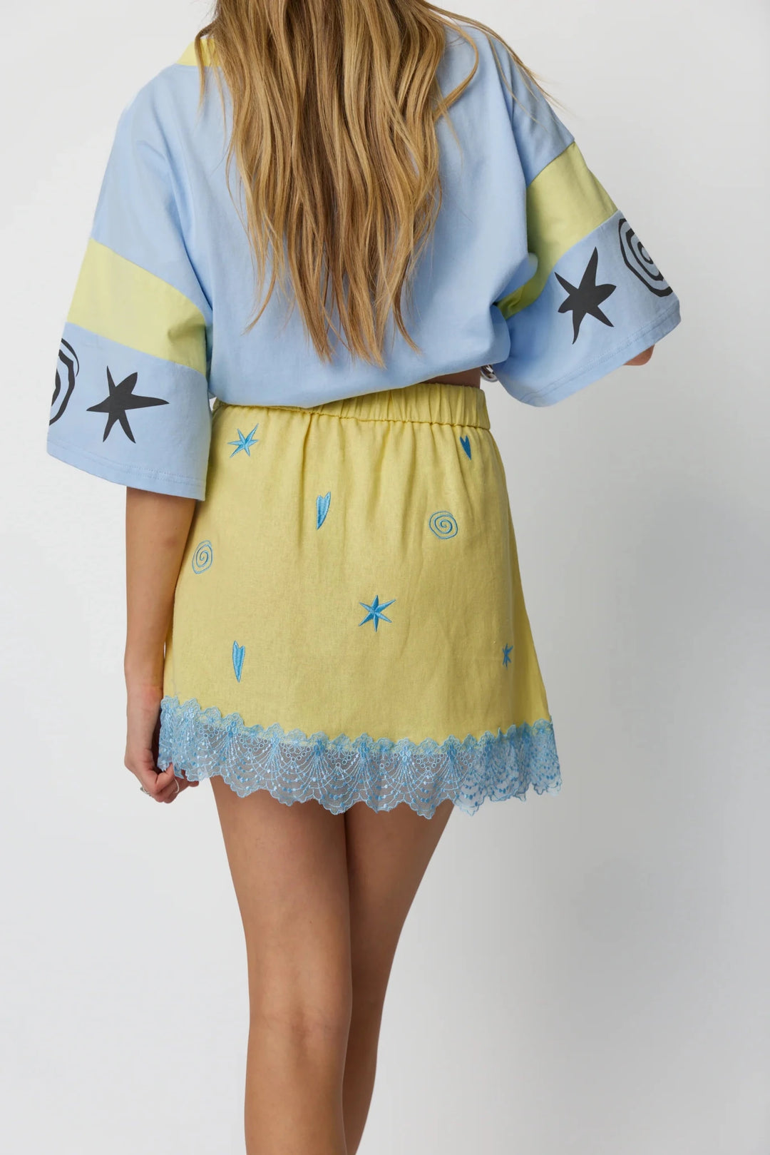 Only Lovers Left Lucky Mini Skirt - Sunbeam - Meadow Collectivemini skirt