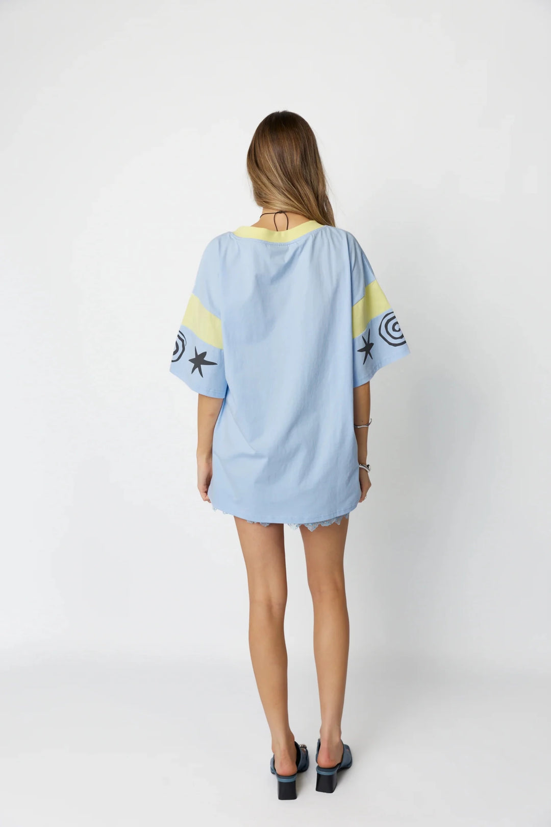 Only Lovers Left Serpent Tee - Sky - Meadow Collectivet shirt