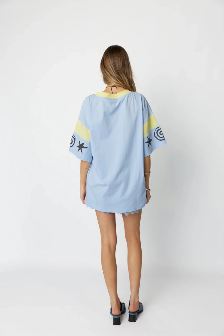 Only Lovers Left Serpent Tee - Sky - Meadow Collectivet shirt