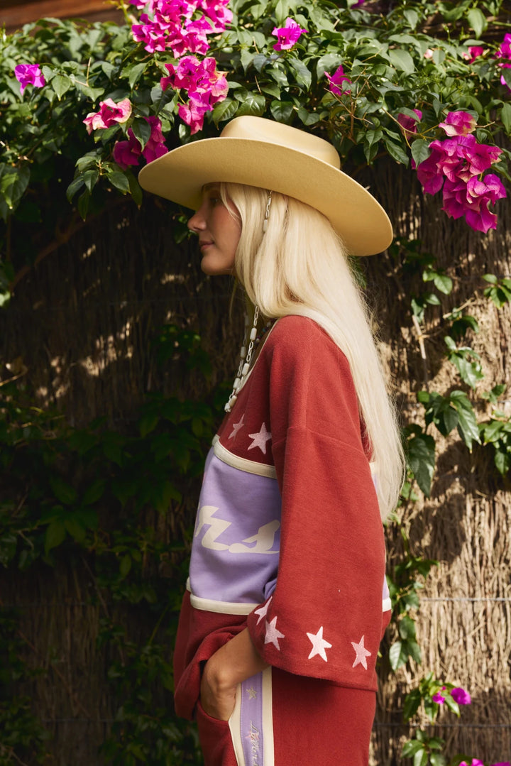 Only Lovers Left Surf League Jersey - Burgundy - Meadow Collectivejersey