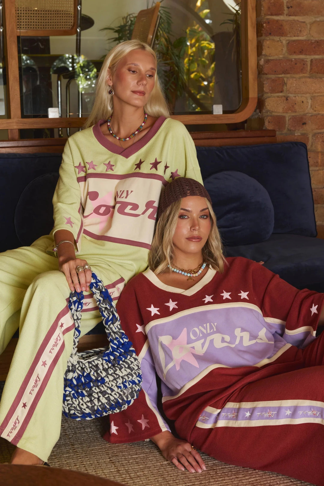 Only Lovers Left Surf League Jersey - Burgundy - Meadow Collectivejersey