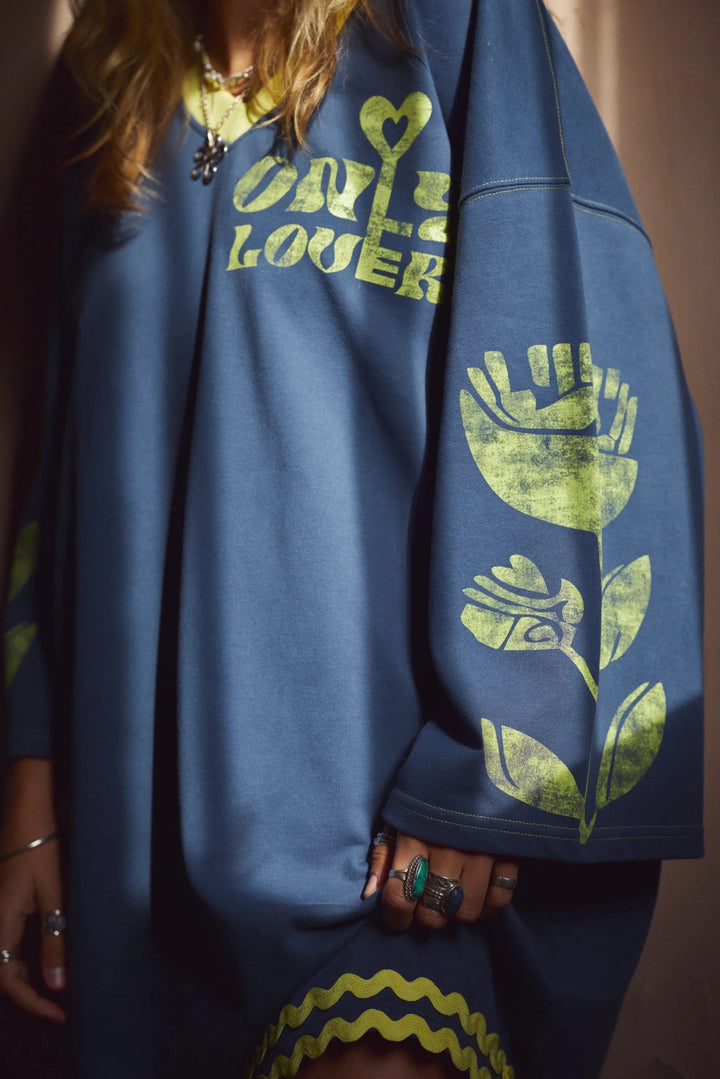 Only Lovers Left ‘The Roses’ Tee Dress - Avalon - Meadow Collectivemini dress