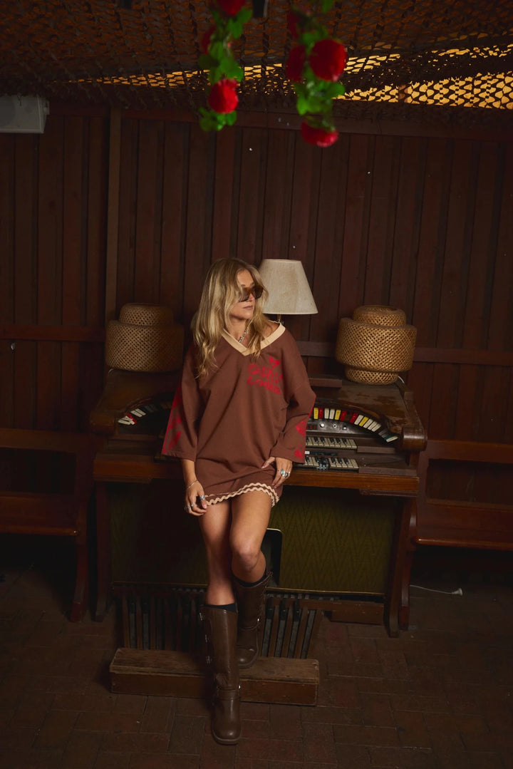 Only Lovers Left ‘The Roses’ Tee Dress - Sedona - Meadow Collectivemini dress