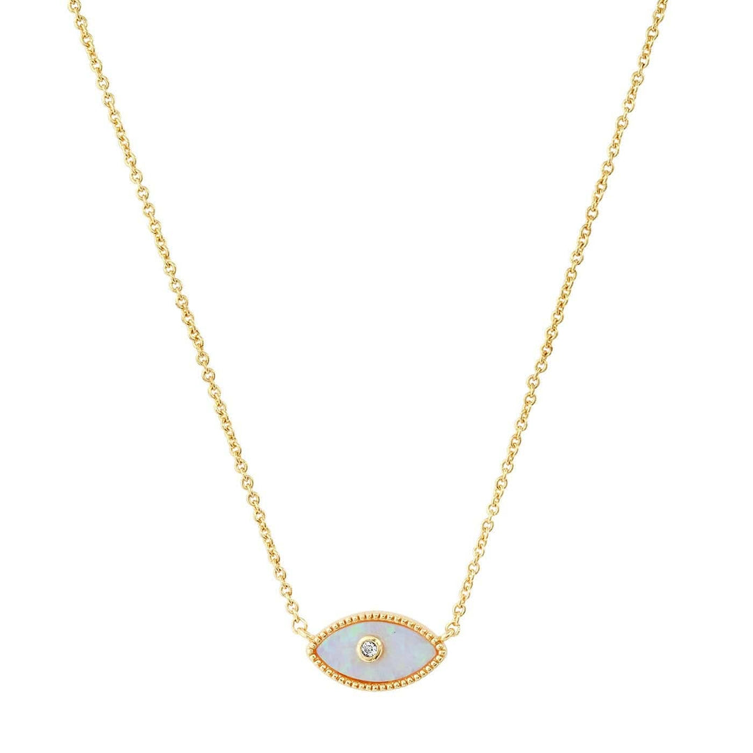 Opal Evil Eye Necklace - Meadow CollectiveNecklace