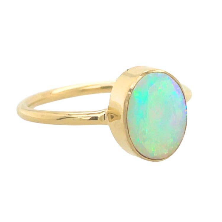 Opal Illuminations Gold Vermeil Ring - Meadow Collectivering