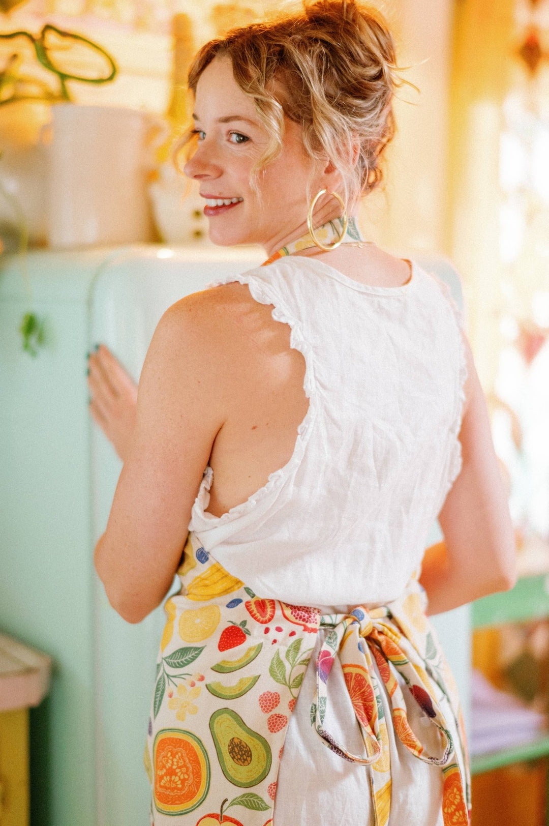 Organic Cotton Apron - Fruit Basket - Meadow Collectiveapron