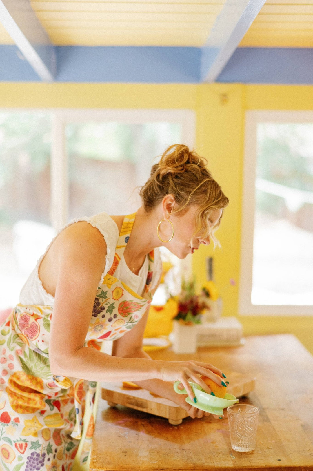 Organic Cotton Apron - Fruit Basket - Meadow Collectiveapron