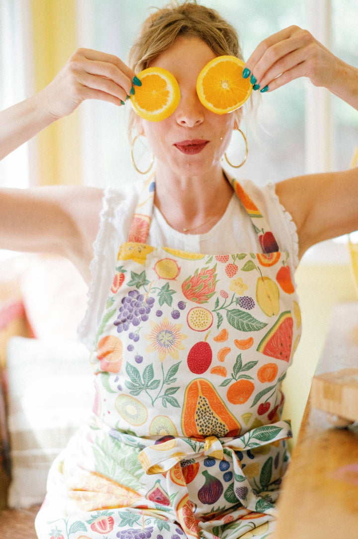 Organic Cotton Apron - Fruit Basket - Meadow Collectiveapron