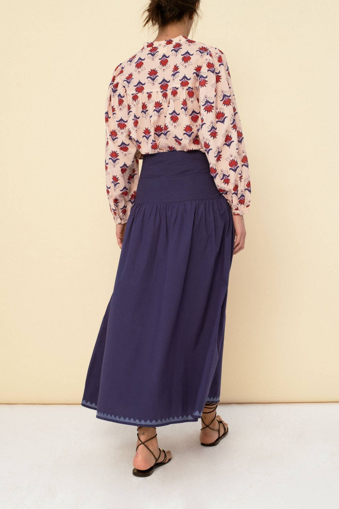 Organic Cotton Skirt - blue - Meadow Collectiveskirt