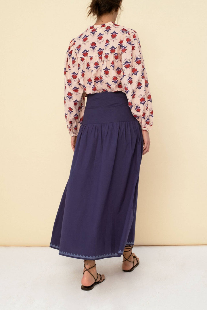 Organic Cotton Skirt - blue - Meadow Collectiveskirt