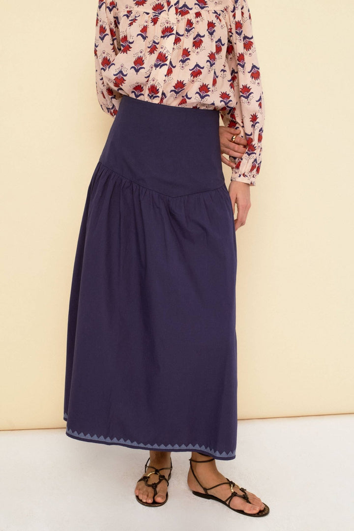 Organic Cotton Skirt - blue - Meadow Collectiveskirt