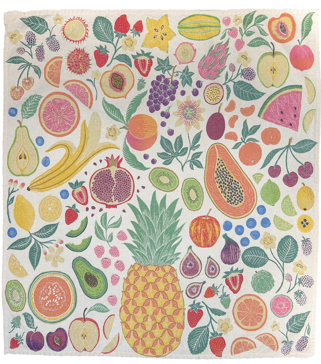 Organic Cotton Tea Towel - Fruit Basket - Meadow Collectivekitchen towel