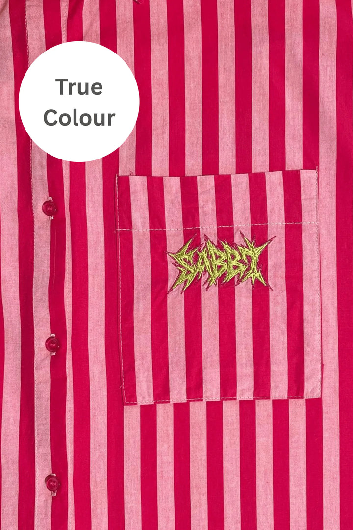 Sabbi Don Julio Shirt - Sunflower Fields - Pink Stripe