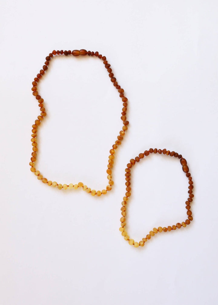 Raw Baltic Amber + Sunflower || Necklace || - Meadow CollectiveNecklace