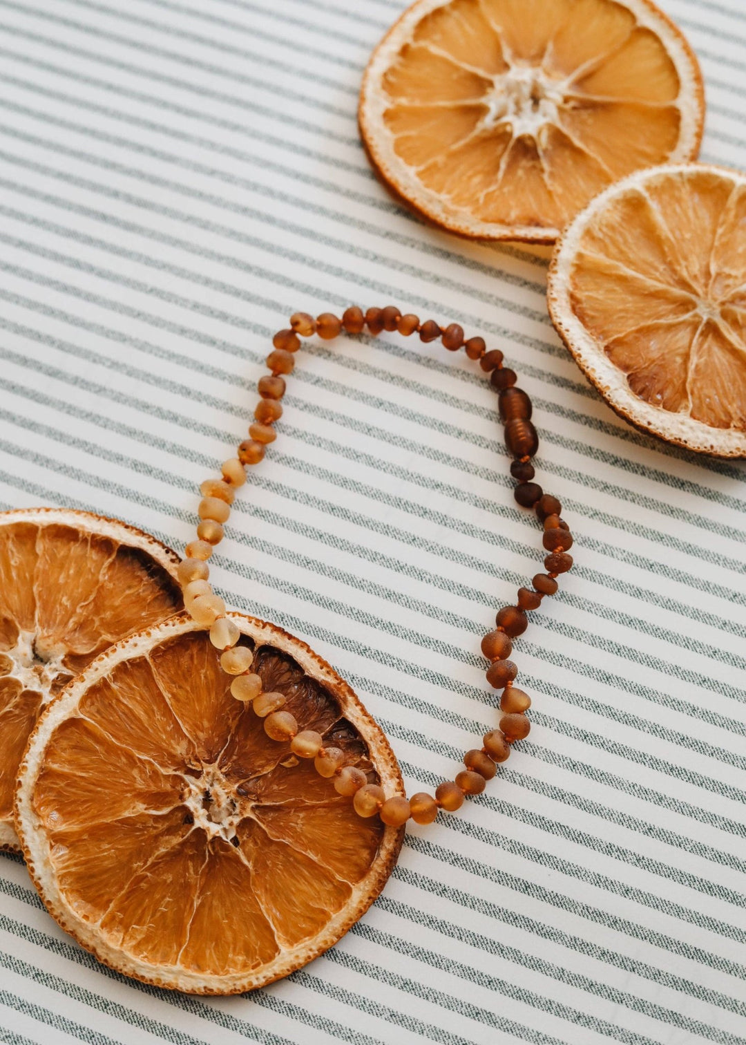 Raw Baltic Amber + Sunflower || Necklace || - Meadow CollectiveNecklace