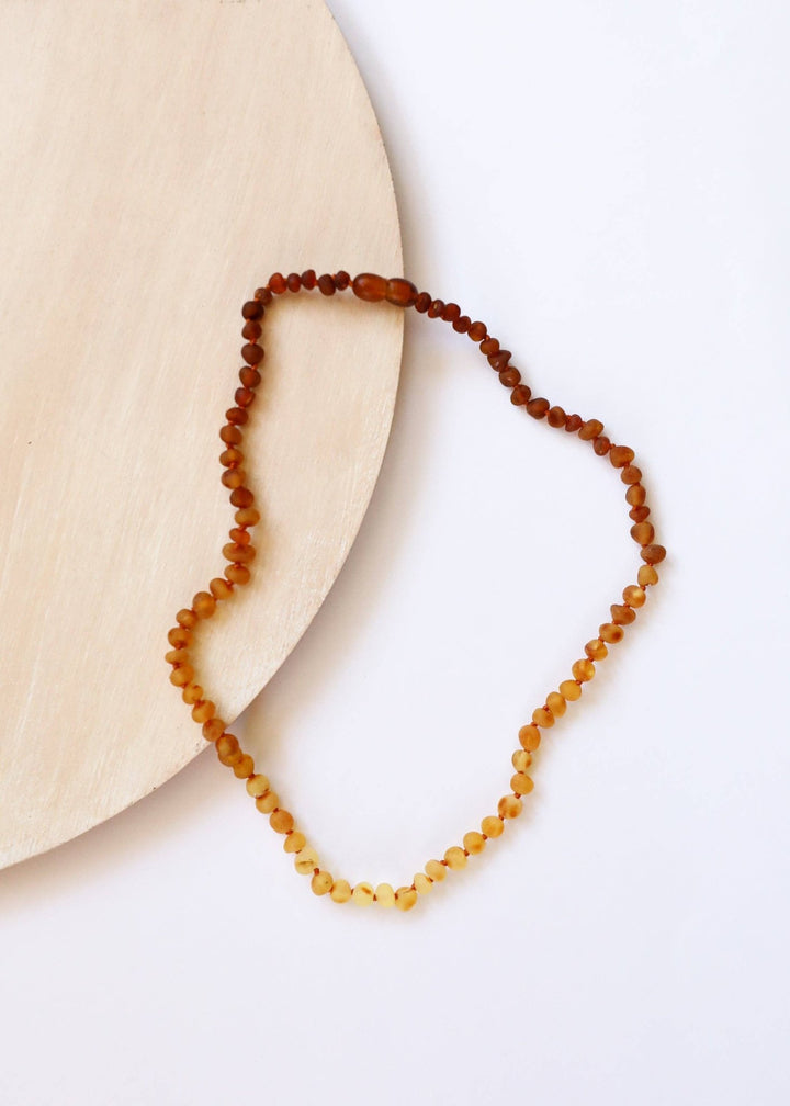 Raw Baltic Amber + Sunflower || Necklace || - Meadow CollectiveNecklace