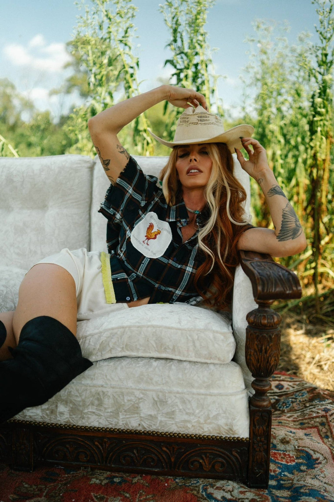 RESPECTFULLY, The Rooster - Meadow Collectivebutton down shirt