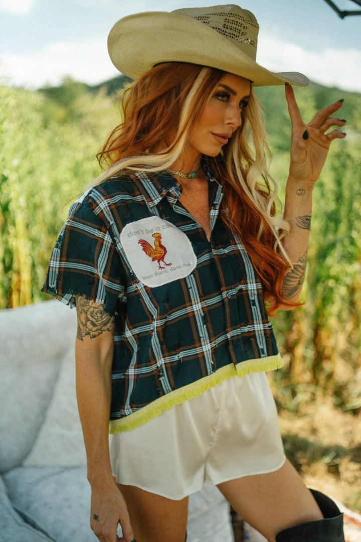 RESPECTFULLY, The Rooster - Meadow Collectivebutton down shirt