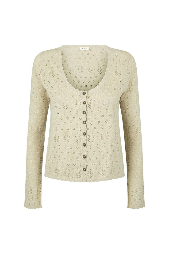 Rhodes Knit Cardigan Sand - Meadow Collectivecardigan