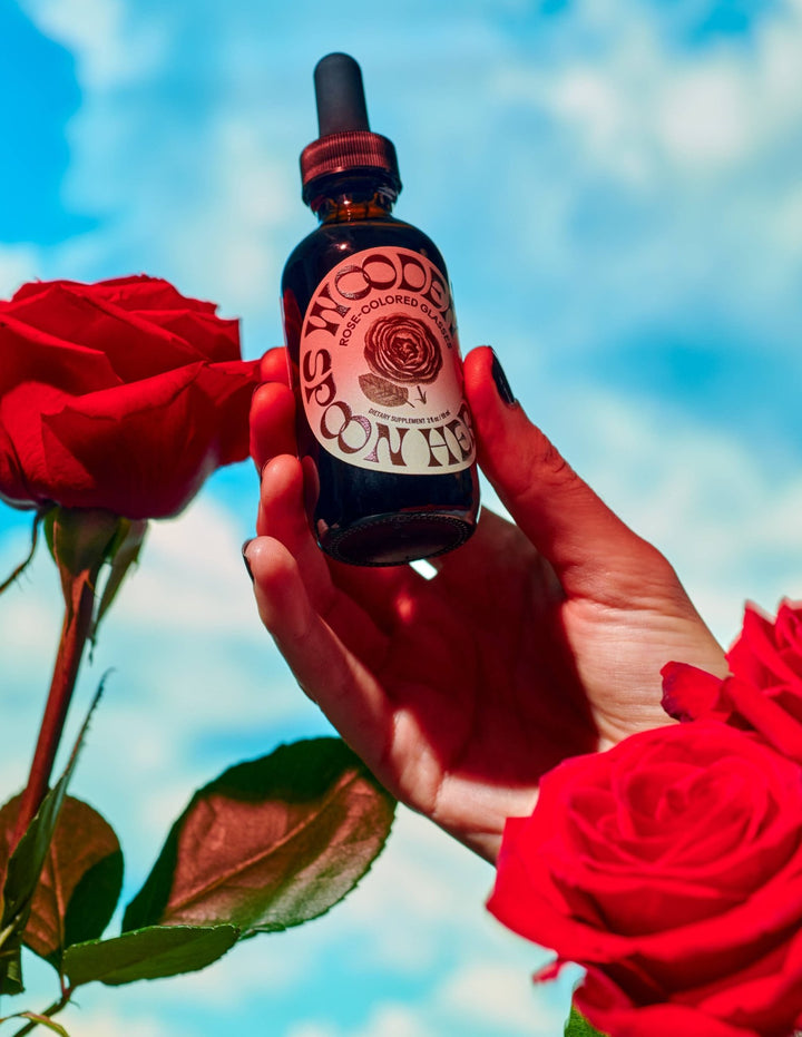 Rose - Colored Glasses - Wooden Spoon Herbs - Meadow Collectiveherbal supplement