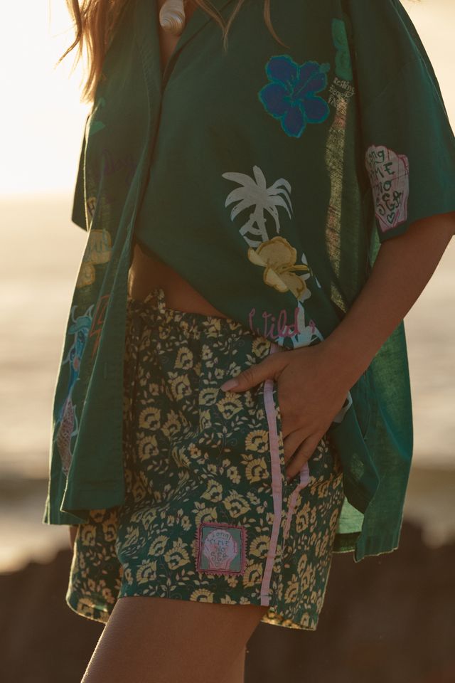 Sabbi Altos Shorts - Seas The Day - Green - Meadow CollectiveShorts