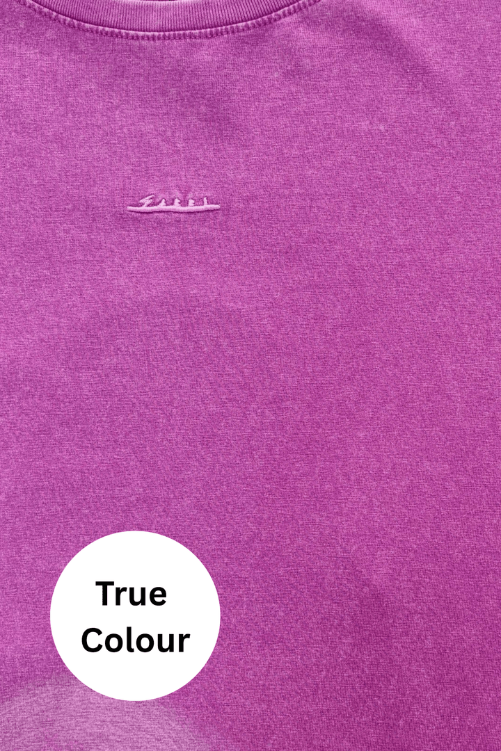The Baby Got Back Long Sleeve Tee - Violet