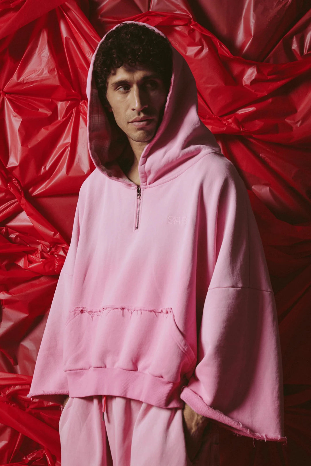 Sabbi Be a Kind Human Hoodie - Pink - Meadow Collectivehoodie