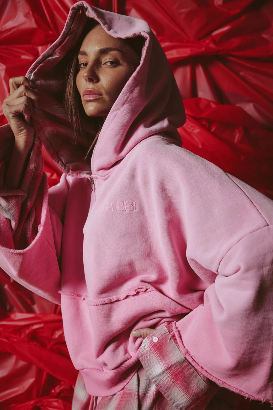 Sabbi Be a Kind Human Hoodie - Pink - Meadow Collectivehoodie