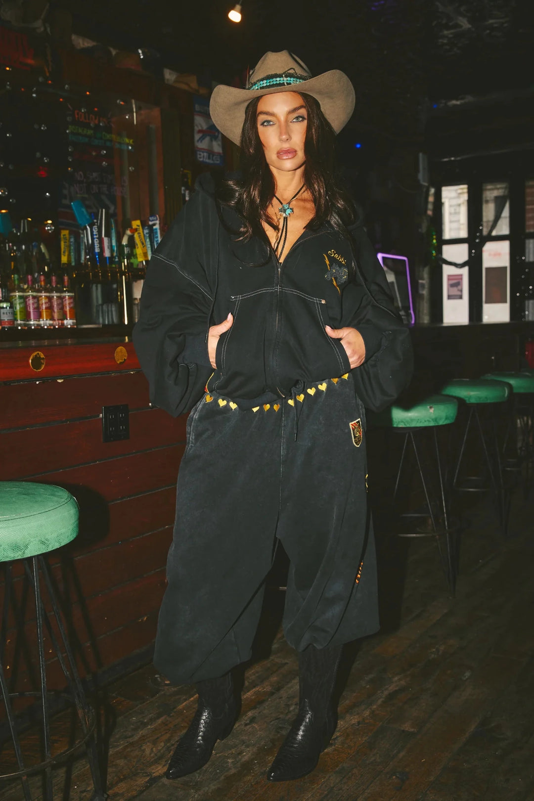 Sabbi Be - Youtiful Ranch Padded Bomber - Meadow Collectivebomber jacket